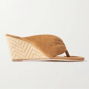 NEW STAUD dahlia wedge sandal in cashew/natural
